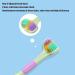 Autism Toothbrush | Soft Bristles 3-Page Toothbrush for Adults & Kids | Macaron Design | All-Side Cleaning - Buy Online on GoSupps.com