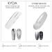 KYDA Silver Chrome Nail Polish Gel - Reflective Metallic Mirror Effect High Gloss Shine Soak Off UV LED - Premium DIY Nail Art - Buy Online on GoSupps.com