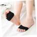Shop 4 Pairs Open Toe Socks & Men's Yoga Sandals Cotton Peep-Toe & High Heel Comfort Cushion Front Pads - Buy Online on GoSupps.com