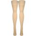 Truform 20-30 mmHg Thigh High Compression Stockings for Men & Women - Open Toe Beige X-Large - Best Support & Comfort - Buy Online on GoSupps.com