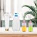 Kitchen GIMS 6 Pack Travel Bottles 3.4oz with Flip Cap - Pink Toiletry Bottles for Shampoo, Conditioner & Lotion - Buy Online on GoSupps.com