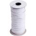 White Braided Elastic Cord - 1/4 Width, 70 Yards Length - Buy Online on GoSupps.com