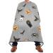 Waterproof Barber Cape -Halloween4 Cheetah Haircut Bib for Men Unisex Hair Cutting Cape(8rp1a)