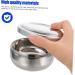FRCOLOR Stainless Steel Shaving Soap Bowl - Rustproof Razor Shell Hair Care Cup 11x5.5cm - Ideal for Men s Grooming - Buy Online on GoSupps.com