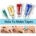 YEQIN Bias Tape Maker Tool Kit Set - 6MM/12MM/18MM/25MM Fabric Bias Tape Maker Tools - DIY Sewing Bias Tape Makers for Quilt Binding - Buy Online on GoSupps.com