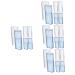 Coheali 24 STK TONCHER BOCK STOPER CARE FOR PROFECTS FINISHING BOX OHRER FOR Make-up pads swab organizers Container For cotton swabs Dnours Pick Travel P.S Mini Different colors x 4 pieces 10.4x3.4x2.1cMx4pcs