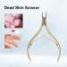 Cuticle Trimmer 1 Cuticle Nippers Professional Stainless Steel Cuticle Cutter Cuticle Remover Clipper Dead Skin Scissor Nail Manicure Tool Gold for Fingernails and Toenails - Buy Online on GoSupps.com