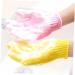 4 Pairs Exfoliating Shower Gloves - Medium Bath Scrub Body Exfoliator for Soft Skin - Buy Online on GoSupps.com