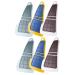 Solustre 6 StK cleaning brush sponges kitchen flush.