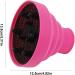Pzuryhg Hair Dryer Attachment - Heat Resistant Silicone Hair Dryer Vent Hood Foldable | Soft Blow Dryer Accessory Multifunctional Hair Styling Supplies for Girls pink - Buy Online on GoSupps.com