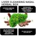 BBASILIYSD Liver Cleaning Nasal Herbal Box Herbal Repair Nasal Box For Liver Health Care Cleanse Relieve Congestion X2I0 Nasal Lung - Buy Online on GoSupps.com