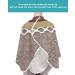 Buy Brown Geometric Barber Cape - Adjustable Hair Cutting Cape for All Ages | Salon Hairdressing Accessories - 55x63 Inch Mandala Design - Buy Online on GoSupps.com