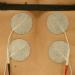 reserv 2" Round Premium Re-Usable Self Adhesive Electrode Pads for TENS/EMS Unit Fabric Backed Pads with Premium Gel (White Cloth and Latex Free) (20 Electrodes) 20 Count (Pack of 1) - Buy Online on GoSupps.com