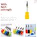 SOLUSTRE Nail Polisher Nail Drill Tips Sanding Para U as Metal Drill Bits Manicure Drill Bits for Cuticles Manicure Supplies Tool Creative Nail Bits Drill Nail Tungsten Steel Alloy Portable - Buy Online on GoSupps.com