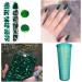 Emerald Green Nail Rhinestones Kit - 60Pcs Big Assorted Gems & Glitters for Nail Art & DIY Crafts - Buy Online on GoSupps.com