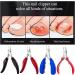 PSGS Toenail Ingrown Nail Art Cuticle Nipper Clipper Edge Cutter Manicure Paronychia Dead Skin Remover Trimming Nail Clipper Pedicure (Color : 822-2 Red) - Buy Online on GoSupps.com