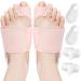 Bunion Corrector for Women - Orthopedic Bunion Splint for Hallux Valgus Relief, Toe Straightening, Day/Night Wear - Pink - Buy Online on GoSupps.com