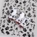 Decor Botanical Adhesive Decal Simple Plant 3D Flowers Leaf Black White Nail Stickers(black) - Buy Online on GoSupps.com