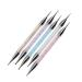 5 Pcs Sets Nail Art Brush Tool Embossing Pen Double Ended Pens Creative Manicure Nails