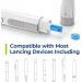 AUVON 28G Diabetic Lancets for Blood Glucose Testing - 100 Count, Universal Sterile Needles for Lancing Devices - Disposable and Fit for Thick Skin - Buy Online on GoSupps.com