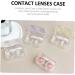 12-Pack Gatuida Contact Lens Storage Containers | Organizer with Make-Up Mirror | Durable Cosmetic Lens Cases - Buy Online on GoSupps.com