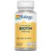 SOLARAY Biotin 5000 mcg Timed Release VegCaps - Healthy Hair, Skin & Nails Support - 60 Count - Buy Online on GoSupps.com