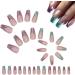 Virtcooy Press on Nails for Women Colorful Irregular Nails Set User Friendly Fake Nails Set Cute Women False Nails for Holiday Dates Birthday Parties - Buy Online on GoSupps.com