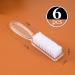 Fingernail Cleaner Brush 6 Pack with Handle Grip - Nail Scrub Brushes for Hand and Foot Pedicure - Buy Online on GoSupps.com