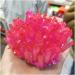Electroplate red Aura Quartz Crystal Cluster with Rainbow Light Natural Stone and for Home kaixun - Buy Online on GoSupps.com