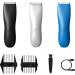 Electric Hair Removal Device Gentle Face Epilator for Men Women Rechargeable Trimmer Epilator Smooth Bikinis Trimmer Black - Buy Online on GoSupps.com