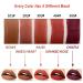 5Pcs Matte Liquid Lipstick Set - Long Lasting Waterproof Velvet Lip Tint for Women & Girls - Non-Stick Cup Lip Plumper Perfect Makeup Gift - Buy Online on GoSupps.com