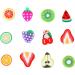 BinaryABC 3D Fruit Slices Nail Art Decorations - Slime Supplies (Random Fruit Styles) - Buy Online on GoSupps.com