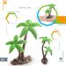 Palm Tree Decorations Tropical Coconut Palm Tree Model Mini Palm Leaves Building Model Tree Cake Topper Architecture Tree Artificial Coconut Palm Tree (A) - Buy Online on GoSupps.com