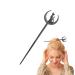 Hair Styling Pins for Women | Girls Cat Moon Hair forks Fashionable Hair Ponytail Holders Hair Pin Renaissance Festival Hair Pin for Prom