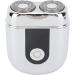 Rechargeable Mini Electric Beard Trimmer - Washable Type C Double Head - Silver for Easy Grooming - Buy Online on GoSupps.com