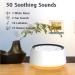 Sound Machine White Noise with 30 Soothing Sounds, 12 Colors, 5 Timers, Memory Function - for Baby Kids Adults - 32 Volume Levels, 10 Brightness Settings (White) - Buy Online on GoSupps.com