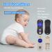 BABY SILICONE REMOTE TEETHER TOYS - 2-Pack, Black and White | Soft Teething Toys for Babies 0-6 Months | Hand Teether Pacifier Clip Included - Buy Online on GoSupps.com