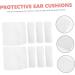Gleavi 8ST Ear Pads for Glasses & Masks | Hearing Protection | Comfortable & Soft White Towel 5.5x5.5cm - Buy Online on GoSupps.com