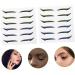 minkissy 12 Pairs Glitter Eyeliner Double Eyelid Stickers Double Eyelid Tapes Eye Makeup Stickers Reusable Eyeliner Sticker Women Eyeliner Sticker Eyeliner Decal Tool Miss Flash - Buy Online on GoSupps.com