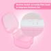 Dental Retainer Cleaning Case - Leak Proof & Waterproof - Pink Transparent Design - Buy Online on GoSupps.com