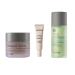 BLITHE Skin Care Solution Bundle Caffeine Eye Cream Pressed Serum Tundra Chaga Vital Treatment 6 Calming Leaves