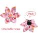 Adjustable Dog Collar with Removable Flower | Halloween Pink Pumpkin Hedgehog Design - XS Size - Buy Online on GoSupps.com