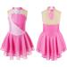 Aislor Girls Figure Roller Ice Skating Dress | Long Sleeve Ballerina Dance Leotard | J*pink | Size 6 Years - Buy Online on GoSupps.com
