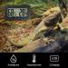Reptile Thermometer Hygrometer - Black Digital Temperature & Humidity Meter with LCD for Reptile Enclosures - Buy Online on GoSupps.com