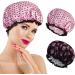 AOOWU Shower Caps 2 Pack Waterproof Bath Caps Large Reusable Shower Hats Elastic Band Double Layers Hair Bath Caps with Soft Ruffled Edge for Women Girls Ladies Spa Salon Home Use 2 Pcs Bowknot+Dots - Buy Online on GoSupps.com