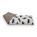 Soothing Cold or Hot Microwavable Duo Fabric Wheat Bag - Lavender Scented - Natural Relief for Aches and Pains - Black Unicorn