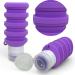Mijoma 4-Part Travel Set | Leak-Proof Foldable Silicone Bottles for Shampoos & Liquids | Colorful Hand Luggage with Suction Cup & Brush - Buy Online on GoSupps.com