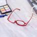 Buy Sonew Make-Up Glasses with Magnification - Rotatable Unique Lens for Enlarged Eyes | Essential Beauty Tool for Women (Red 150) - Buy Online on GoSupps.com