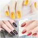 HUPOO Metal Nail Studs Kit - Silver/Rose Gold Star, Moon, Feather, Heart, Triangle, Square Rivet Gems - 3D Nail Art Jewelry Decoration (4 Boxes) - Buy Online on GoSupps.com