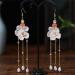 Houchu Chinese Hair Sticks - Traditional Classical Handmade Hair Jewelry with Tassel, Flower, Crystal, and Pearl Accents - Buy Online on GoSupps.com